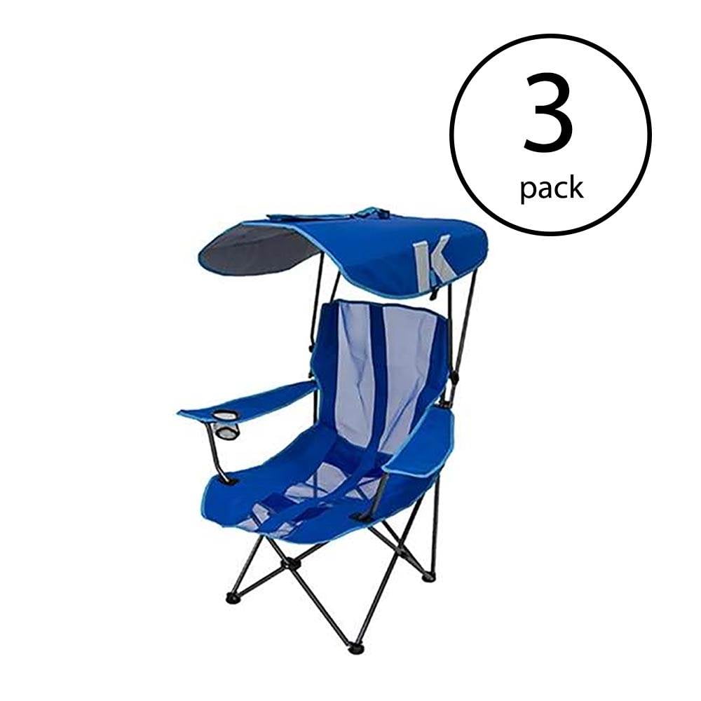 Modern Kelsyus Beach Canopy Chair Blue for Living room