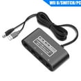 Gamecube Controller Adapter for Switch, WII U, and PC Turbo and