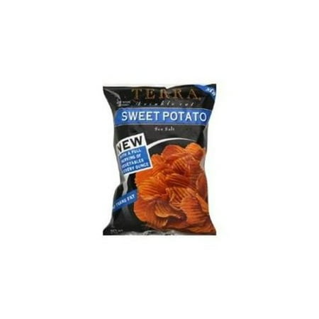 (3 Pack) TERRA Sweet Potato Chips with Sea Salt, 6 (Best Frozen Sweet Potato Fries)