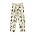 thumbnail image 6 of Uemuo Funny Chicken Pattern Men's Wide Leg Palazzo Lounge Pants with Pockets Light Weight Loose Comfy Casual Pajama Pants-Small, 6 of 9