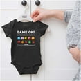 thumbnail image 5 of Game On Vintage 80s PACMAN Gamer Romper Boys or Girls Infant Baby Brisco Brands 12M, 5 of 6