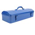 thumbnail image 1 of Blue Tool Chest Blue Toolbox Metal Structure Portable Tool Storage Organizer with Unique Style Design Suitable for Outdoor Work Made of High Grade Metal, 1 of 7