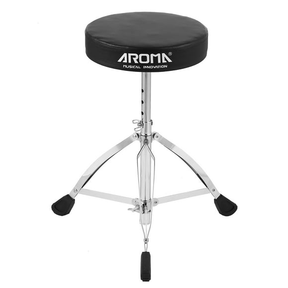 Drum Throne,Drum Round Padded Steel -slip 5 Steel -slip 5 Drum Seat Stool Padded Drum Seat 5 Adjustable Drummers Universal Drum Round Qisuo Mewmewcat Drum Universal Eryue