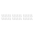 thumbnail image 1 of Ounissouiy 50 Pieces Curtain Rail Hooks Home Fixators Tools Fixing Hangers Plastic Fittings Gliding Track Clips Curtains Tracks Hardware Type1 NO1, 1 of 1