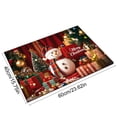 thumbnail image 2 of Lunxisen 3 Pcs Christmas Kitchen Rug and Mat Set Winter Welcome Absorbent Anti Fatigue Winter Bathroom Mat Non Slip Washable Rug for Xmas Party Decor, 2 of 7