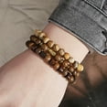 thumbnail image 4 of RSAMD 3Pcs Natural Wooden Beaded Bracelets Set Jewelry Gifts for Men Women, 4 of 9