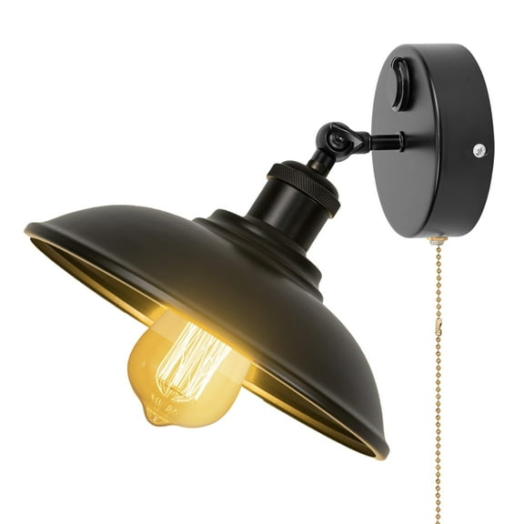 Kiven 12V LED Interior Lights with USB Port,RV Reading Lamp with Pull Chain Switch,4W Modern Wall Sconce Adjustable Warm White for RV Caravans Boats, Hard-Wired Surface Mount DZTB2775