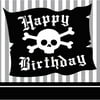 Club Pack of 192 Pirate Party Premium 3-Ply Disposable Beverage Napkins 5"