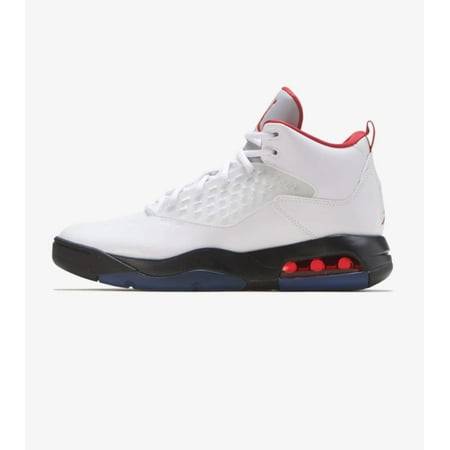 NEW Men's Nike Jordan Maxin 200 Basketball Shoes White / Red / Black Size 8.5 M