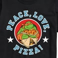 thumbnail image 3 of Teenage Mutant Ninja Turtles - Peace Love Pizza - Men's Short Sleeve Graphic T-Shirt, 3 of 5