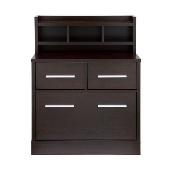 Bowery Hill File Cabinet in Cappuccino