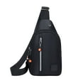 thumbnail image 2 of Men's Sling Bag, Lightweight Waterproof Crossbody Bag with Zipper Pockets, Stylish Adjustable Shoulder Strap for Outdoor and Daily Use, 2 of 6