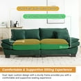 thumbnail image 5 of Dinosisco 84"L Deep Seat Sofa, Corduroy Upholstered Sleeper Couch for Living Room, Green, 5 of 8