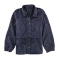 thumbnail image 1 of Alfani Womens Drawstring Waist Jacket, Blue, Medium, 1 of 2