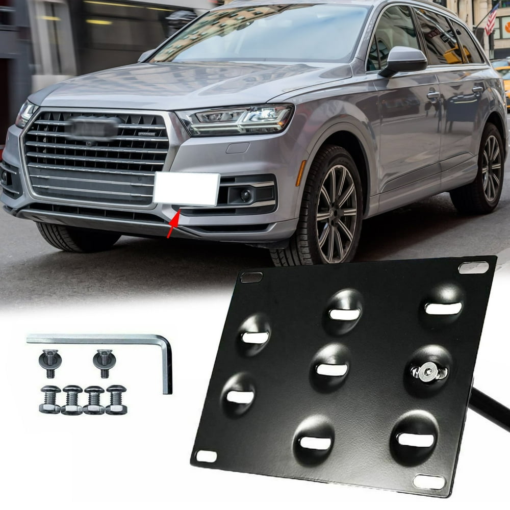 Xotic Tech 1 Set Black Sporty Racing Front Bumper Tow Hook License