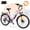 Pink, variant on ESKUTE C200D Electric Bike for Adults – 1300W Peak Motor, 28MPH Step-Thru Ebike, 840Wh Removable Battery , Up to 70 Miles, 26" Tires, 7-Speed Black with Phonebag & Lock, UL2849