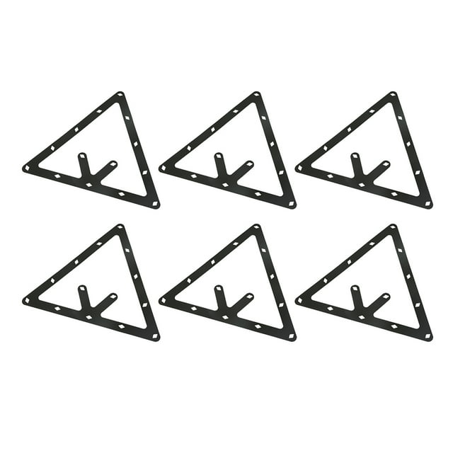 6 Pcs Papier Film 9/10 Boules Pendule de Billard Autocollant pour Match