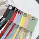 thumbnail image 2 of Funda protectora de silicona elástica para iPhone 11 Pro con cordón ancho (negro), 2 of 5