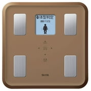 Tanita body weight Body composition meter Backlight made in Japan Brown BC-810 BR Full-dot LCD display screen adopted / face illustration and support message display