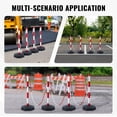 thumbnail image 7 of Adjustable Traffic Cones with Fillable Base, 4-Pack – 8FT Safety Chain for Parking Lot, Road Construction & Warning Barriers (Red/White), 7 of 7