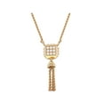 thumbnail image 3 of Louis Vuitton Pave Diamond Necklace Pendant 18K Rose Gold 0.05 Cttw, 3 of 8
