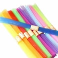 thumbnail image 2 of U8MO 300 Pcs Mixed Colour 5mmX380mm Origami Lucky Star Folding Straw Girl Crafts Gift, 2 of 9