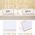 thumbnail image 3 of OUNONA 20 Pcs Restaurant Table Card Golden Paper Modern Design for Housewarmings Dinners, 3 of 5