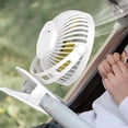 thumbnail image 2 of Tent Fan with LED Light Desk Clip Fan 720° Rotations,3 Wind Settings Perfect for Camping, Hiking, and Outdoor Adventures, 2 of 9