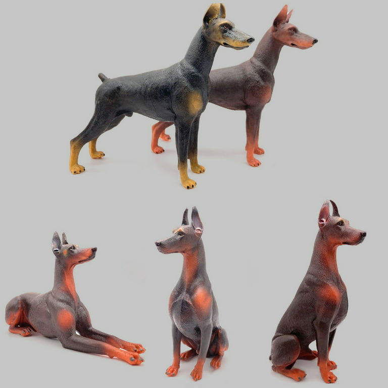  M7 Doberman Pinscher Dog Pet Healing Figure Realistic