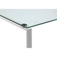 thumbnail image 5 of Pangea Home Helen Modern Tempered Glass & Metal Desk in White, 5 of 5