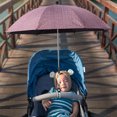thumbnail image 4 of MingRuiDian Baby Umbrella Stroller Parasol with Clamp Adjustable, UV Protection Clip on Umbrella Stroller for Toddlers, Stroller Sun Shade Umbrella for Trolley, Beach Chair, 4 of 5
