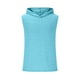thumbnail image 3 of pstuiky Camiseta sin mangas para hombre, Blusa tipo túnica holgada con capucha para hombre, de verano, de secado rápido, para fitness, con protección solar y elástica. Camisas de hombre xl, 3 of 5