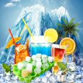 thumbnail image 5 of Bandeja para cubitos de hielo de silicona con tapa antiderrames, molde para cubitos de hielo, moldes para cubitos de hielo para agua, whisky, cócteles, dulces, pudín, gelatina, lec, 5 of 5