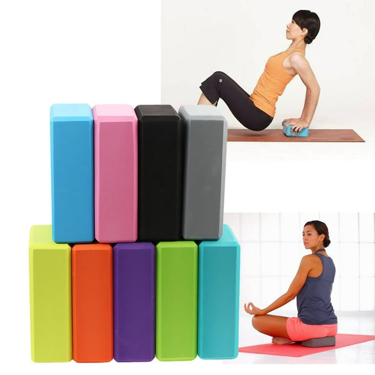 Durable Sports Stretching EVA Body Shaping Gym Foam Exercise Pilates Yoga  Block Brick Fitness Equipment PURPLE