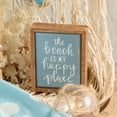 thumbnail image 4 of Primitives By Kathy 113432 The Beach is My Happy Place Mini Box Sign, 4-inch Length, Wood, 4 of 4