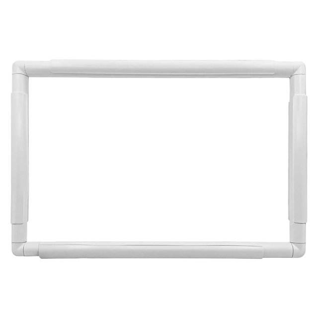 Plastic Q Snap Frame for Cross Stitch Square Design, Easy Assembly, Perfect for Embroidery, Quilting, Needlepoint, Silk Painting