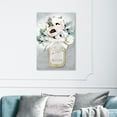 thumbnail image 2 of Wynwood Studio 'Mason Jar Mora' Floral and Botanical Wall Art Canvas Print - Gold, Pink, 16" x 24", 2 of 2