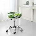 thumbnail image 7 of Daiia Watercolor Green Tropical Stool Covers Round,Round Bar Stool Covers Waterproof Bar Chair Covers Washable Stool Cushion Slipcover for 12-14 Inch Chair-14 inch, 7 of 7
