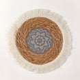 thumbnail image 4 of Cesta de pared trenzada bohemia, cesta artística de pared bohemia, decoración para dormitorio, 6 uds., 4 of 7