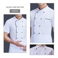 thumbnail image 3 of 100pcs Chef Coat Buttons Chef Jacket Buttons Black Ball Buttons Chef Coat Round Buttons Replacement Clothing Accessories, 3 of 5