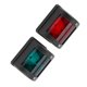 thumbnail image 3 of Pair of IP66 Signal Lamp Red Green LED Navigation Warning Light for Marine Boat Yacht 12V, 3 of 5