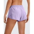 thumbnail image 3 of CRZ YOGA Running Shorts for Women 2.5" Mesh Liner Quick Dry for Workout Sport Athletic with Zipper Pocket, 3 of 5