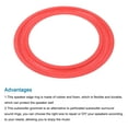 thumbnail image 4 of Unique Bargains Rubber Speaker Foam Edge Surround Rings 4 Inch 68mm x 100mm Subwoofer Rings for Repair or DIY Red 2 Pcs, 4 of 5