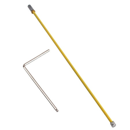 

Frcolor 2 Way Adjustment Truss Rod 490mm Double Course Truss Rod for Guitar with Wrench (Yellow)