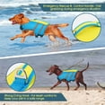thumbnail image 5 of IDOMIK Dog Life Jacket with Reflective Strips, High Flotation Puppy Swim Vest with Rescue Handle and D-Ring for Boating, Swimming and Surfing, Blue, 5 of 8