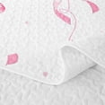 thumbnail image 5 of Erosebridal Kawaii Pink Bowknot Twin Quilt Set for Boys Girls, Princess Ribbon Style Twin Coverlet Set, 2-Piece, 5 of 7
