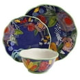 thumbnail image 3 of The Pioneer Woman Celia 12-Piece Dinnerware Set, Cobalt, 3 of 6