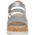 thumbnail image 4 of Dr. Scholl's Shoes Womens Once Twice Faux Leather Ankle Strap Wedge Sandals, 4 of 9