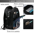 thumbnail image 3 of Yiaed Night Sky Wolf Print Laptop Backpack,Business Travel Durable Laptops Backpack with USB Charging Port,Water Resistant College Computer Bag, 3 of 5