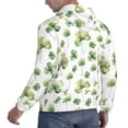 thumbnail image 6 of Rateoe St Patrick's Day3 Pattern Mens Hoodie, Pullover Hooded Sweatshirt, Kangaroo Pocket Hoodie Ideal for Daily Wear, Travel and Home-Small, 6 of 7